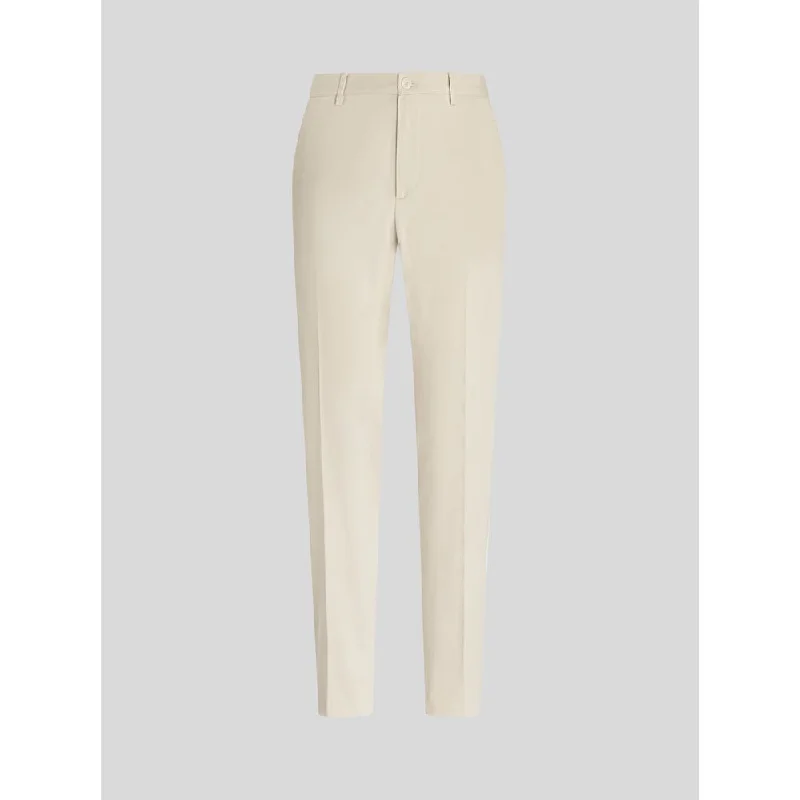 Cotton Gabardine Trousers