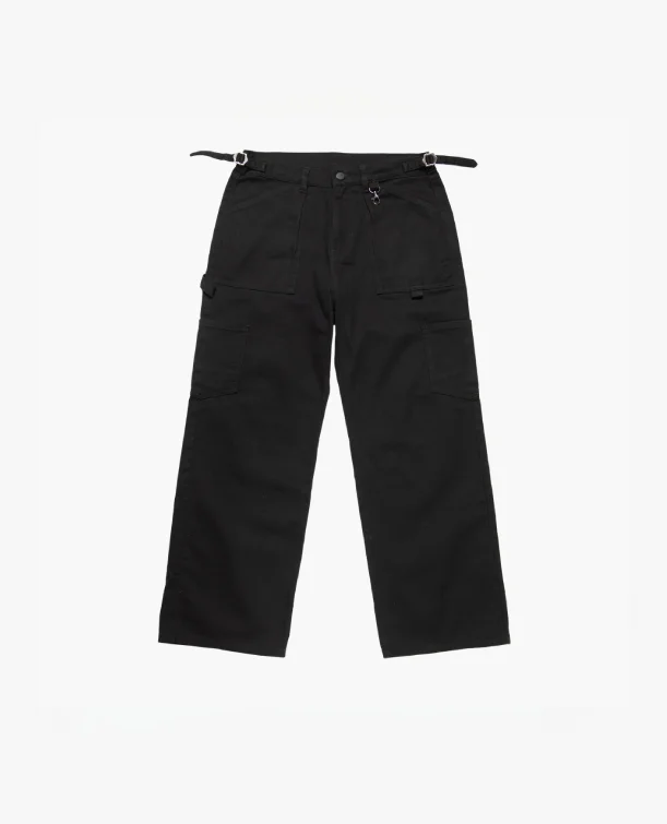 DENIM UTILITY PANT - BLACK