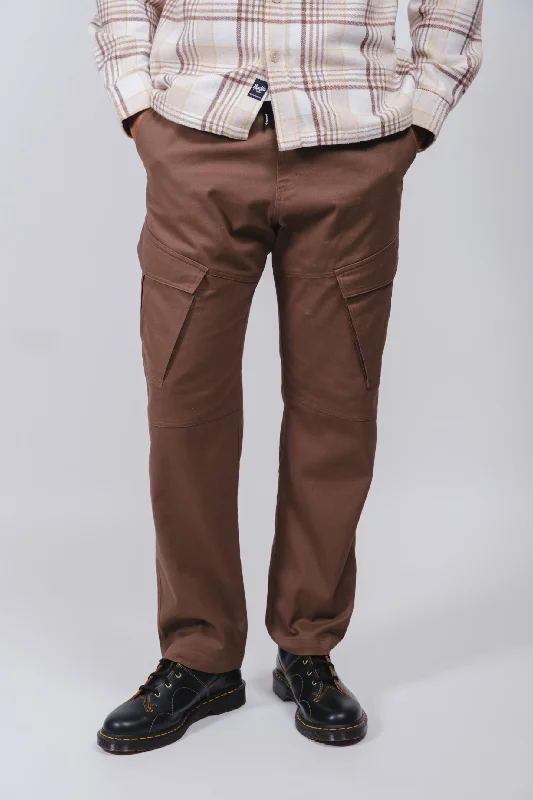 Diagonal Cargo Pocket Twill Pant