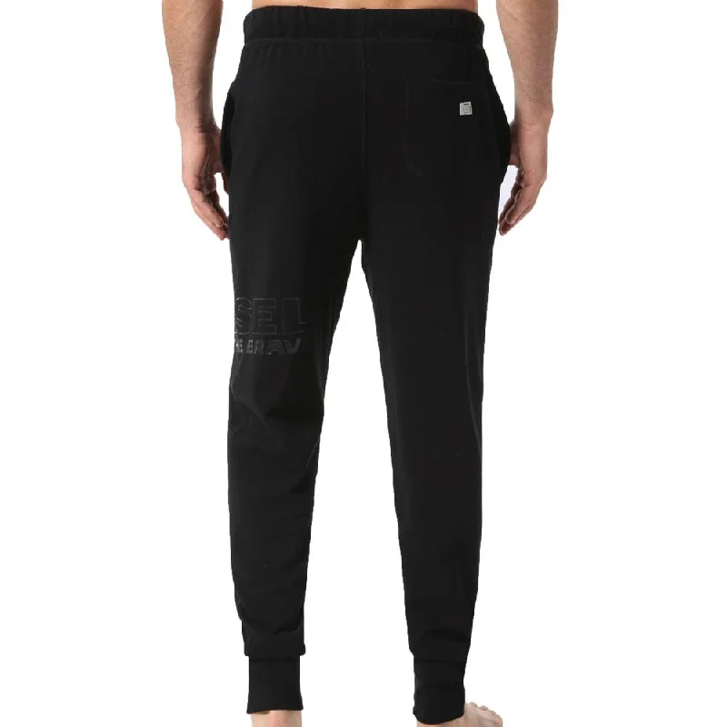 Diesel Peter Leg logo Jogging Bottoms - Black