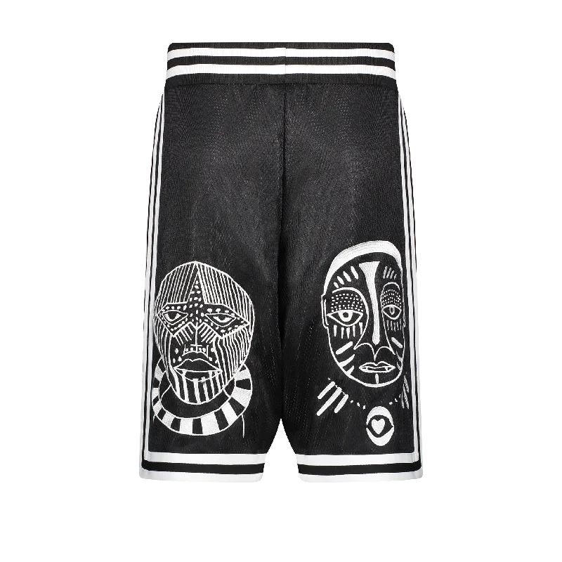 FACE OFF BASKETBALL SHORTS BLACK