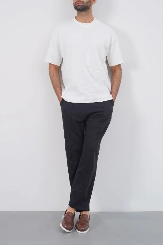 LINEN TAPERED PANTS