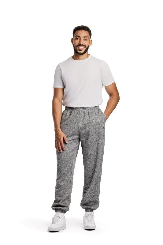 Men’s premium fleece sweatpants in Granite