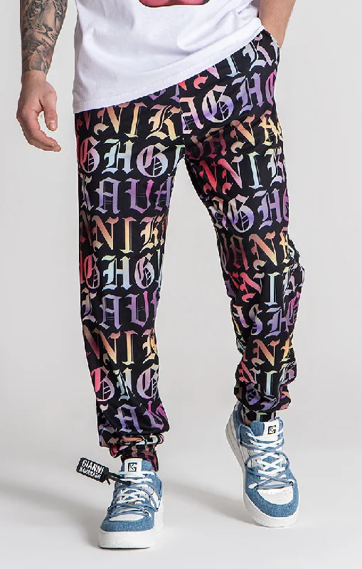 Multicolor Alien Joggers