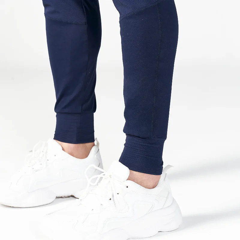 Statement Ribbed Joggers Reimagined SS23 - Navy