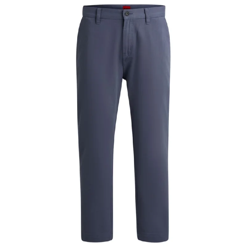 Tapered-fit chinos in cotton gabardine