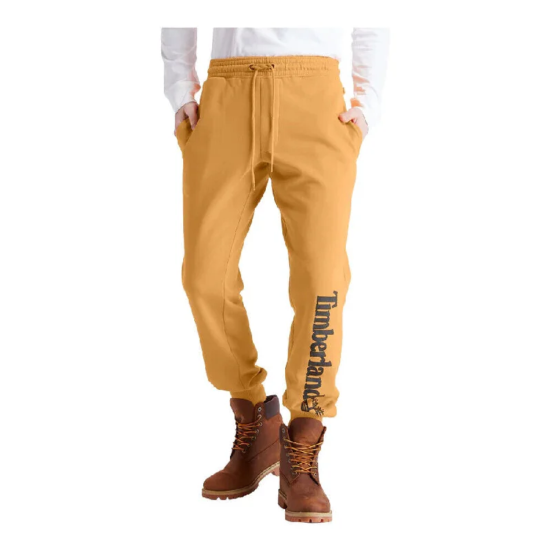 Timberland Core Tree Logo Sweatpants TB0A2BVFP57 Men's Wheat Black Cotton MXX117