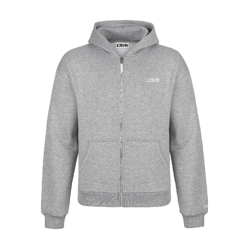 ZIP-UP GREY MELANGE