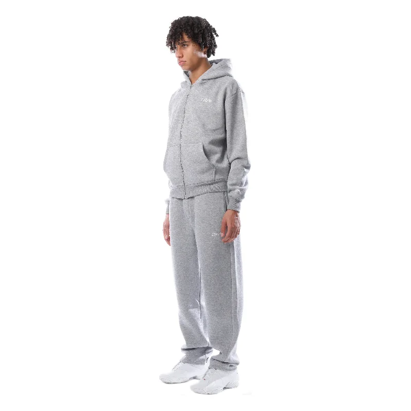 ZIP-UP GREY MELANGE